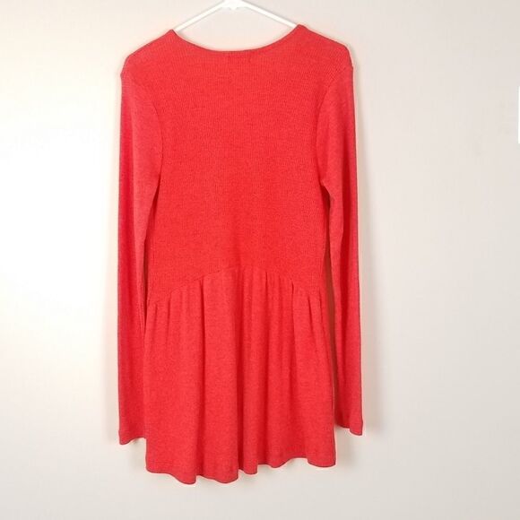 T.la Anthropologie Tangerine Waffle Knit Tip - Picture 5 of 7